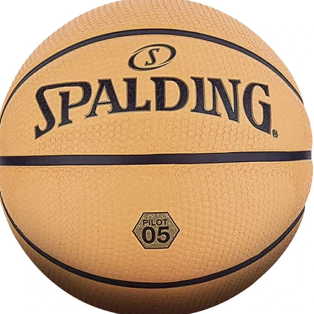 DUNK MASTER 85-011Y SPALDING Authentic Basketball 7# High-Performance PU Rubber Bladder Nylon Winding, Superior Grip, Durable Design