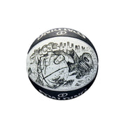 DUNK MASTER 84-447Y SPALDING Authentic Basketball 7# High-Performance PU Rubber Bladder Nylon Winding, Superior Grip, Durable Design