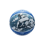 DUNK MASTER 84-448Y SPALDING Authentic Basketball 7# High-Performance PU Rubber Bladder Nylon Winding, Superior Grip, Durable Design