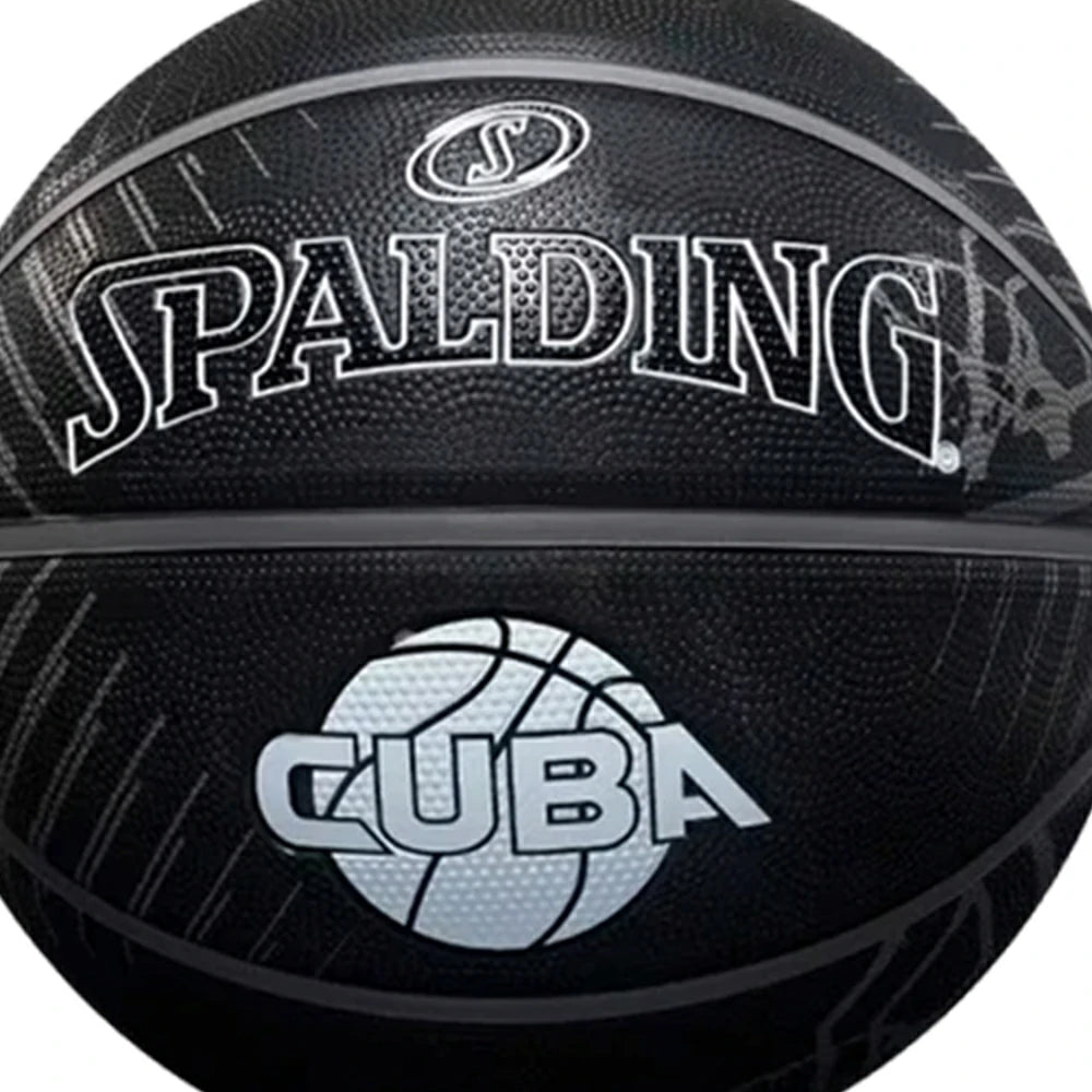 DUNK MASTER 84-419Y SPALDING Authentic Basketball 7# High-Performance PU Rubber Bladder Nylon Winding, Superior Grip, Durable Design