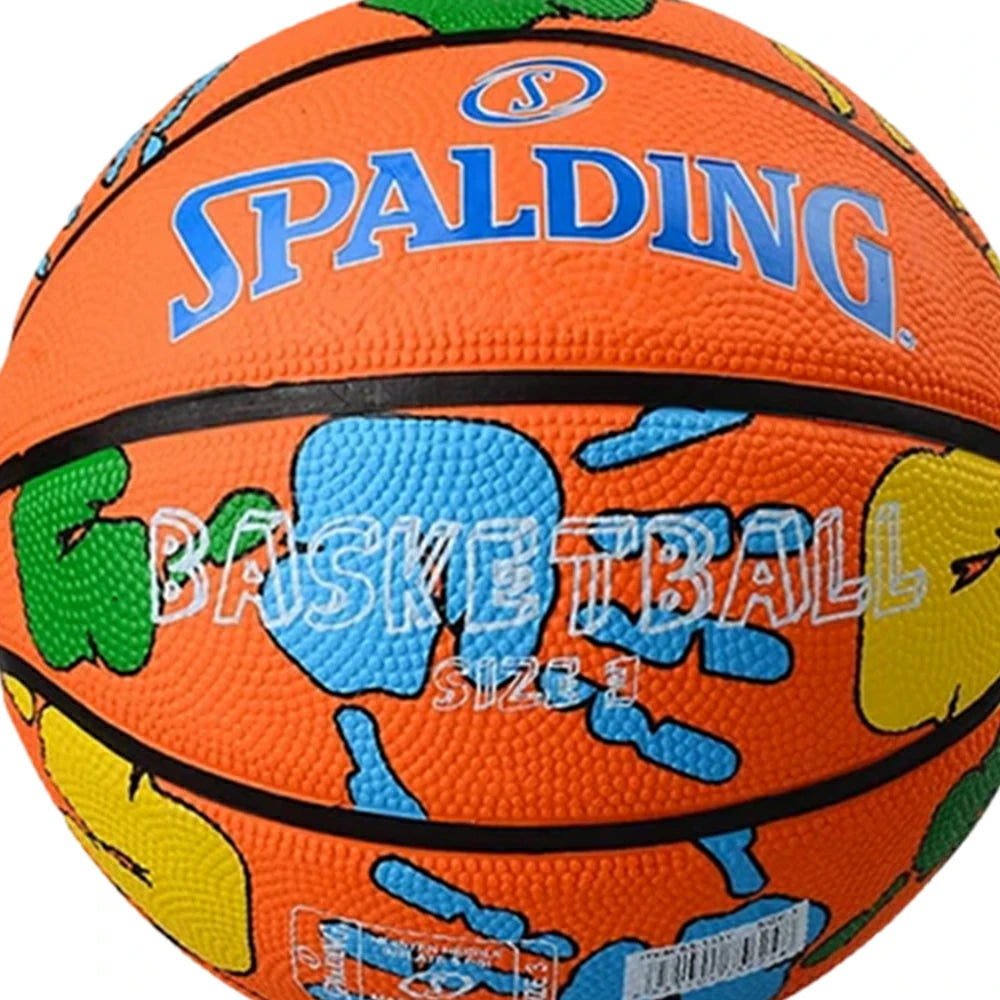 DUNK MASTER 65-133Y SPALDING Authentic Basketball 7# High-Performance PU Rubber Bladder Nylon Winding, Superior Grip, Durable Design