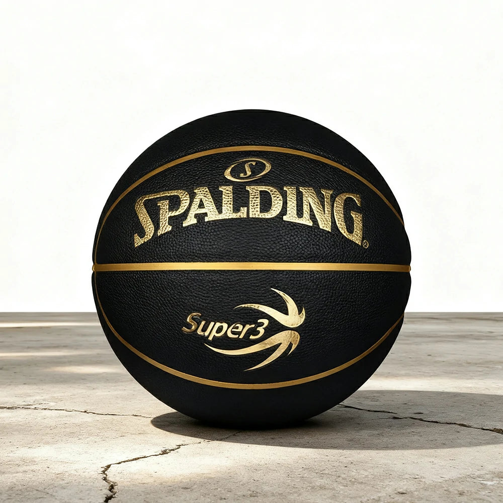DUNK MASTER 77-749Y SPALDING Authentic Basketball 7# Dust-Resistant Foam Rubber Core Nylon Winding, Superior Grip, Quick Bounce