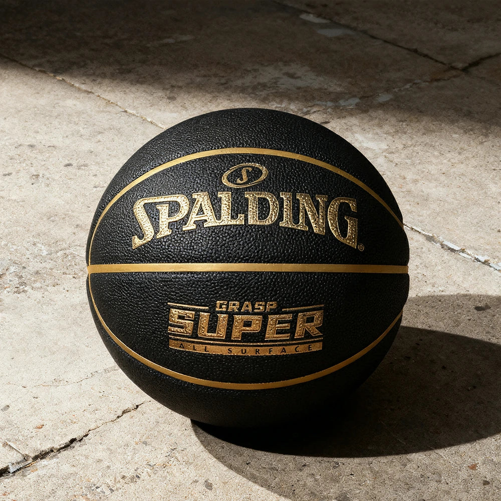 DUNK MASTER 77-521Y SPALDING Authentic Basketball 7# Dust-Resistant Foam Rubber Core Nylon Winding, Superior Grip, Quick Bounce