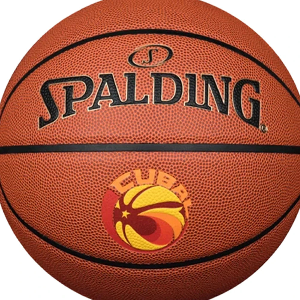 DUNK MASTER 77-567Y SPALDING Authentic Basketball 7# Dust-Resistant Foam Rubber Core Nylon Winding, Superior Grip, Quick Bounce