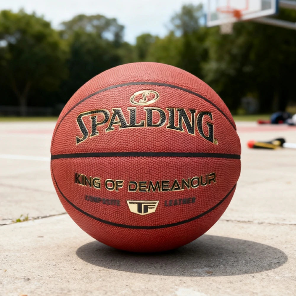 DUNK MASTER 78-162Y SPALDING Authentic Basketball 7# Dust-Resistant Foam Rubber Core Nylon Winding, Superior Grip, Quick Bounce