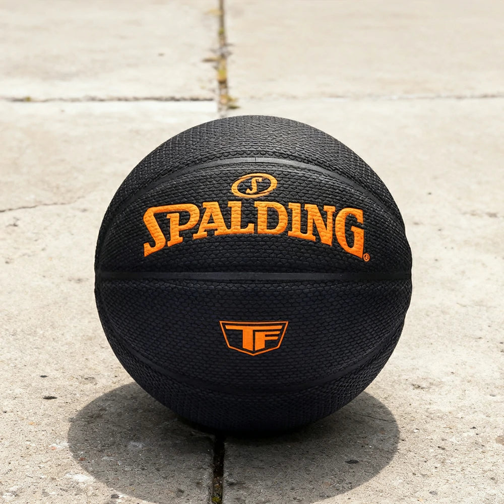 DUNK MASTER 77-961 SPALDING Authentic Basketball 7# Dust-Resistant Foam Rubber Core Nylon Winding, Superior Grip, Quick Bounce