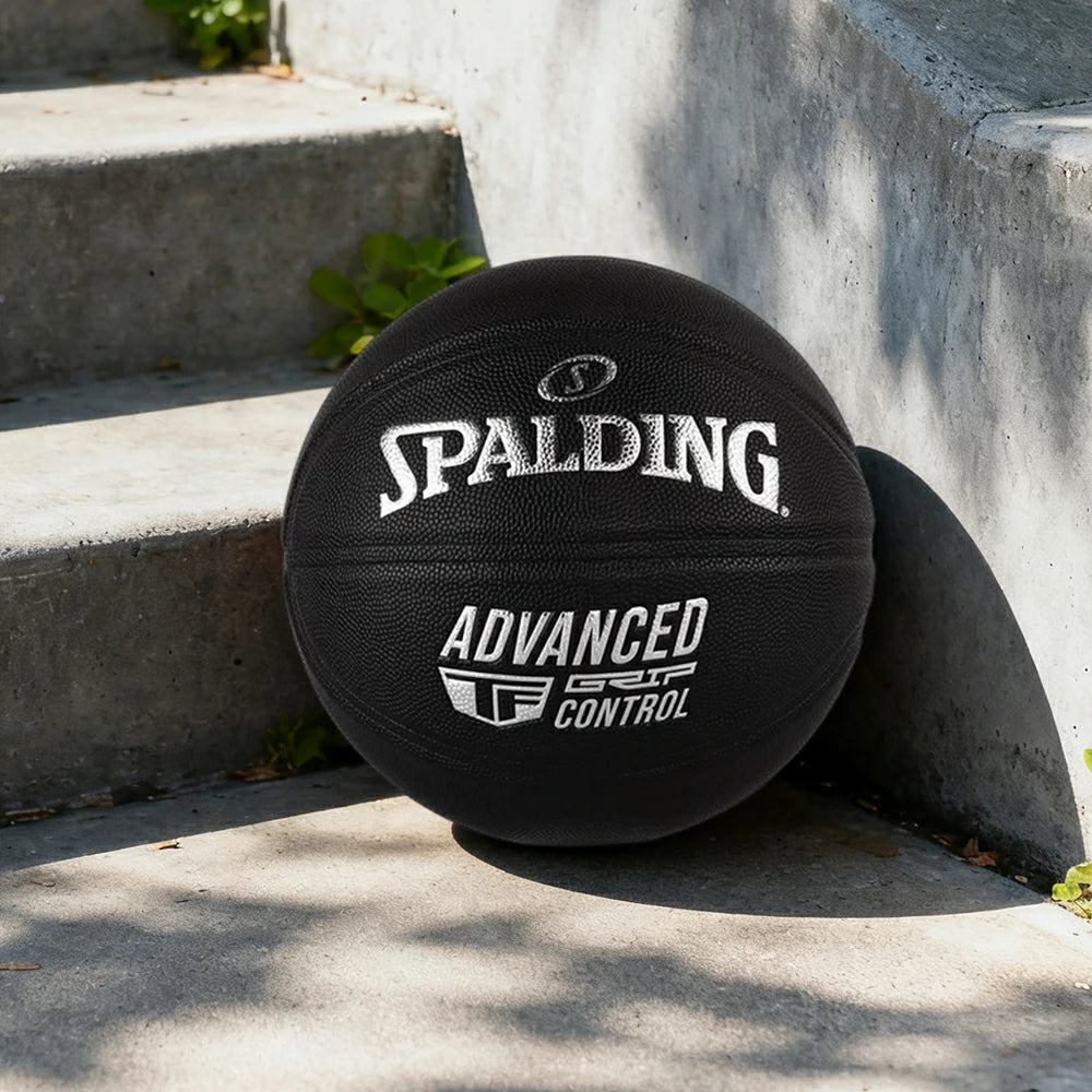 DUNK MASTER 76-871Y SPALDING Authentic Basketball 7# Dust-Resistant Foam Rubber Core Nylon Winding, Superior Grip, Quick Bounce