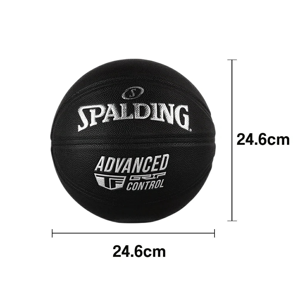 DUNK MASTER 76-871Y SPALDING Authentic Basketball 7# Dust-Resistant Foam Rubber Core Nylon Winding, Superior Grip, Quick Bounce