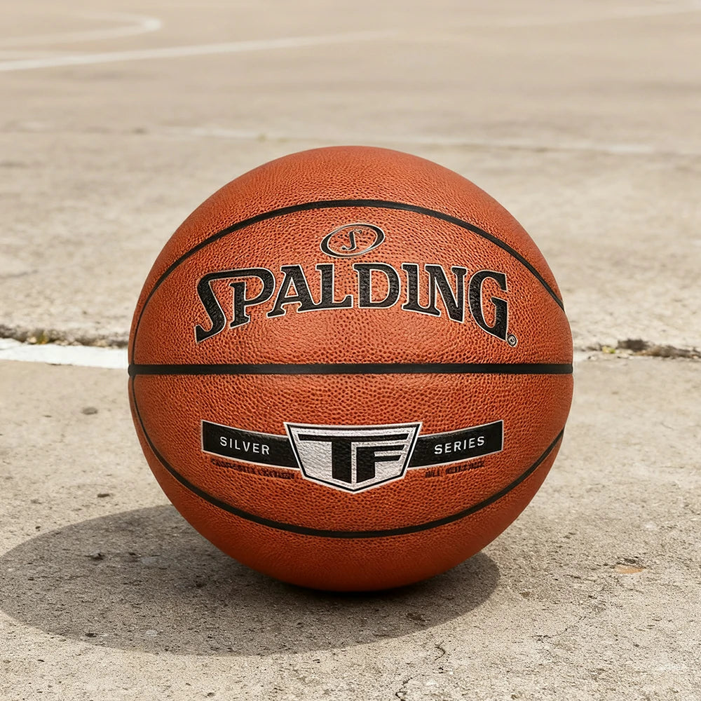 DUNK MASTER 76-859Y SPALDING Authentic Basketball 7# Dust-Resistant Foam Rubber Core Nylon Winding, Superior Grip, Quick Bounce