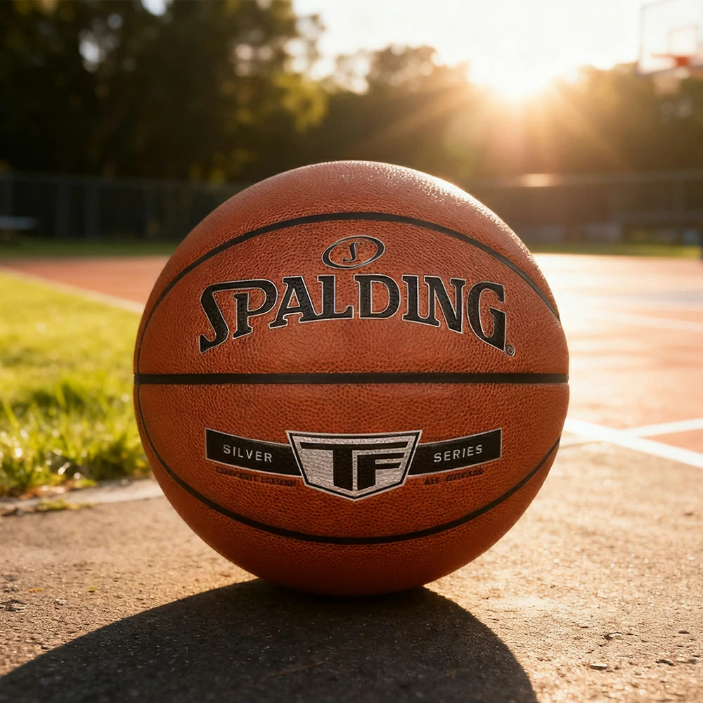 DUNK MASTER 76-859Y SPALDING Authentic Basketball 7# Dust-Resistant Foam Rubber Core Nylon Winding, Superior Grip, Quick Bounce