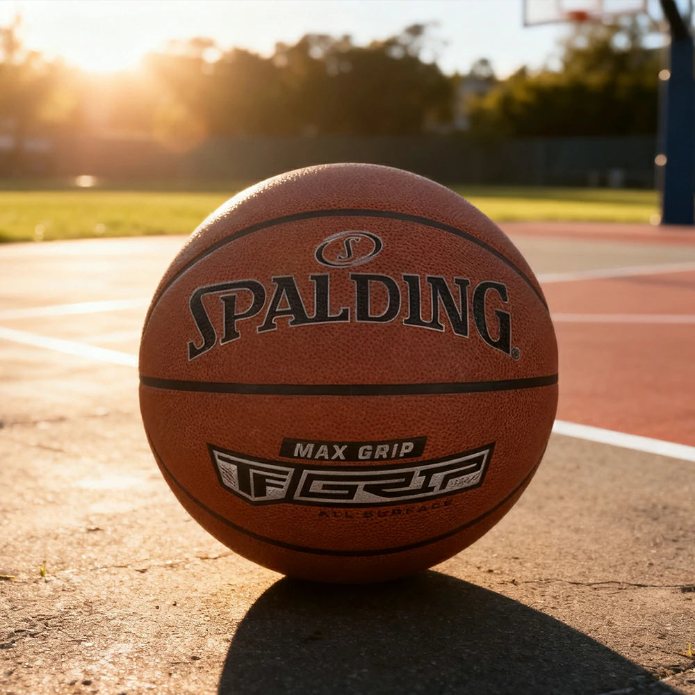 DUNK MASTER 76-873Y SPALDING Authentic Basketball 7# Dust-Resistant Foam Rubber Core Nylon Winding, Superior Grip, Quick Bounce