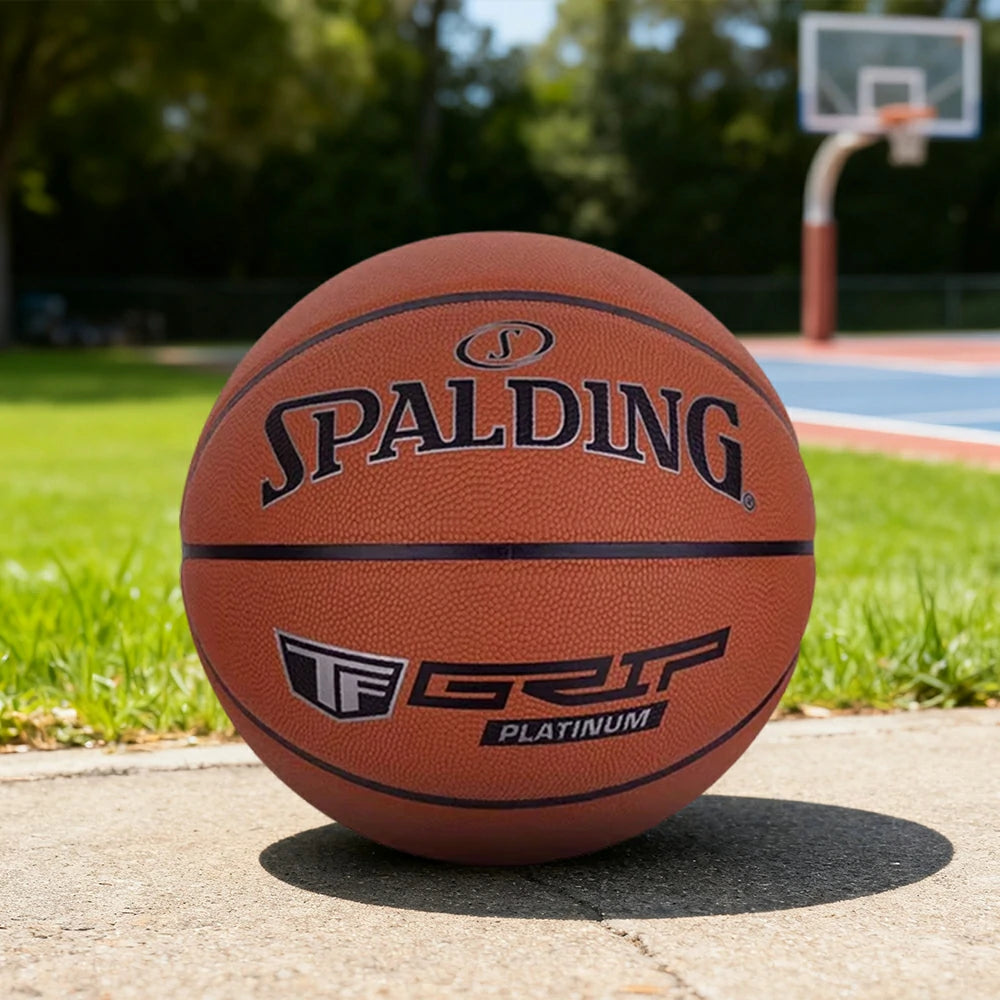 DUNK MASTER 78-031Y SPALDING Authentic Basketball 7# Dust-Resistant Foam Rubber Core Nylon Winding, Superior Grip, Quick Bounce