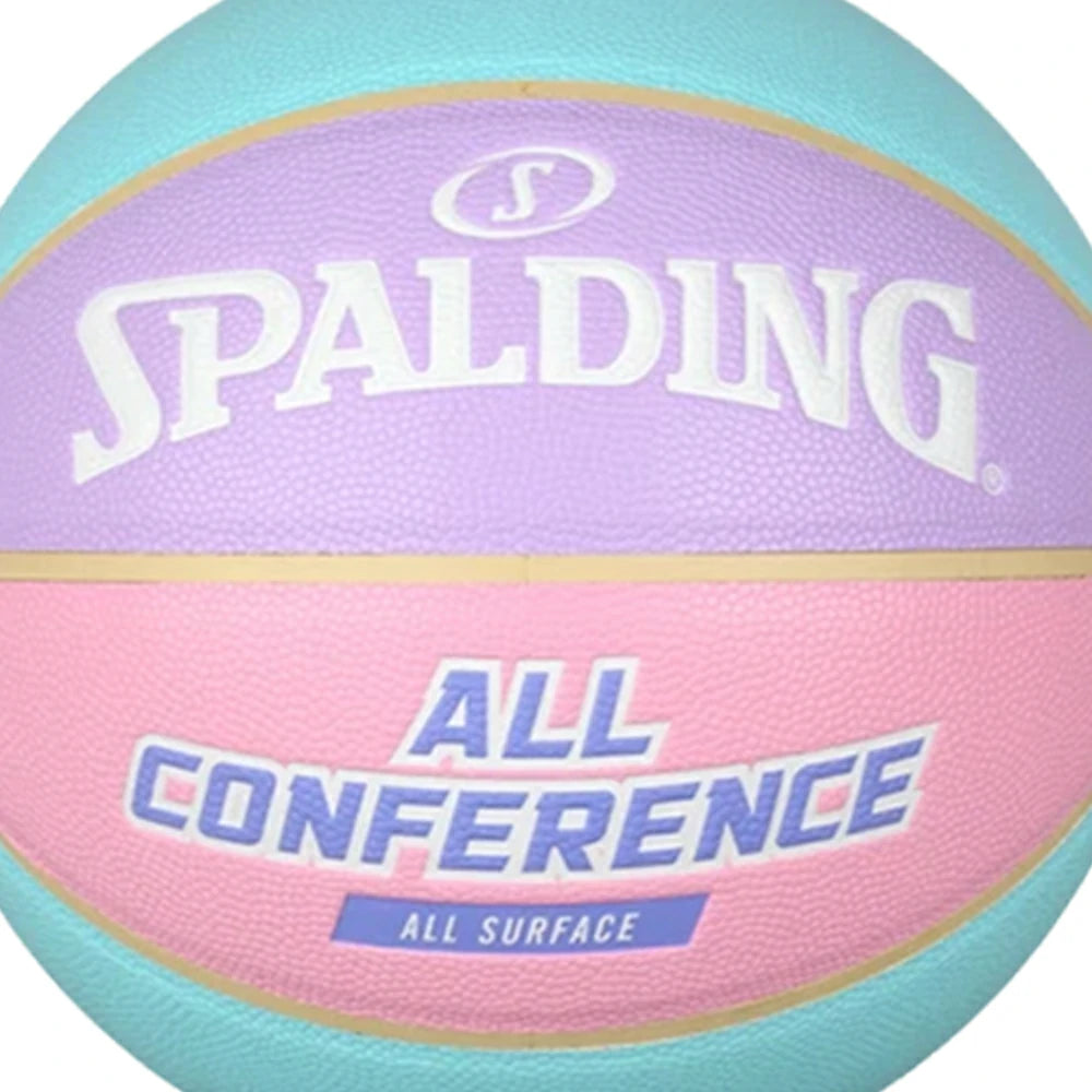 DUNK MASTER 76-897Y SPALDING Authentic Basketball 7# Macaron Color Dust-Resistant Foam Rubber Nylon Winding, Superior Grip