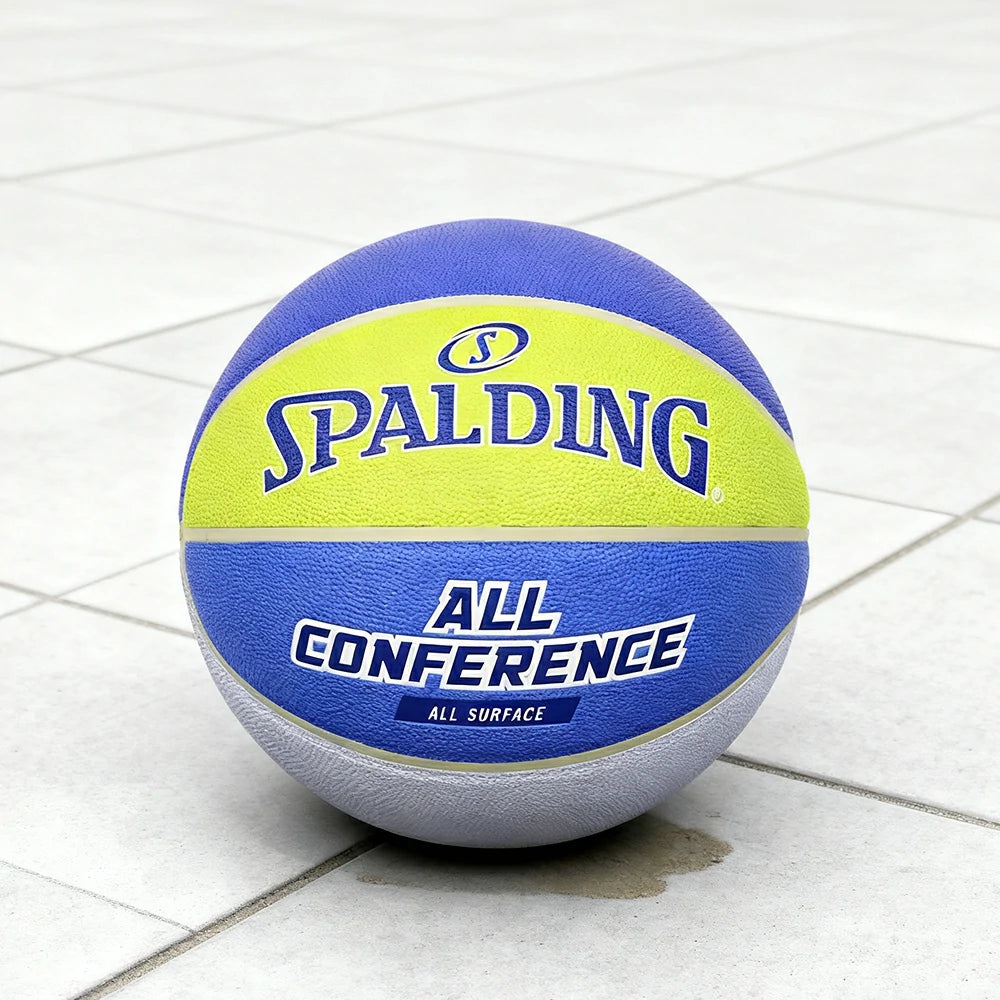 DUNK MASTER 77-394Y SPALDING Authentic Basketball 7# Macaron Color Dust-Resistant Foam Rubber Nylon Winding, Superior Grip