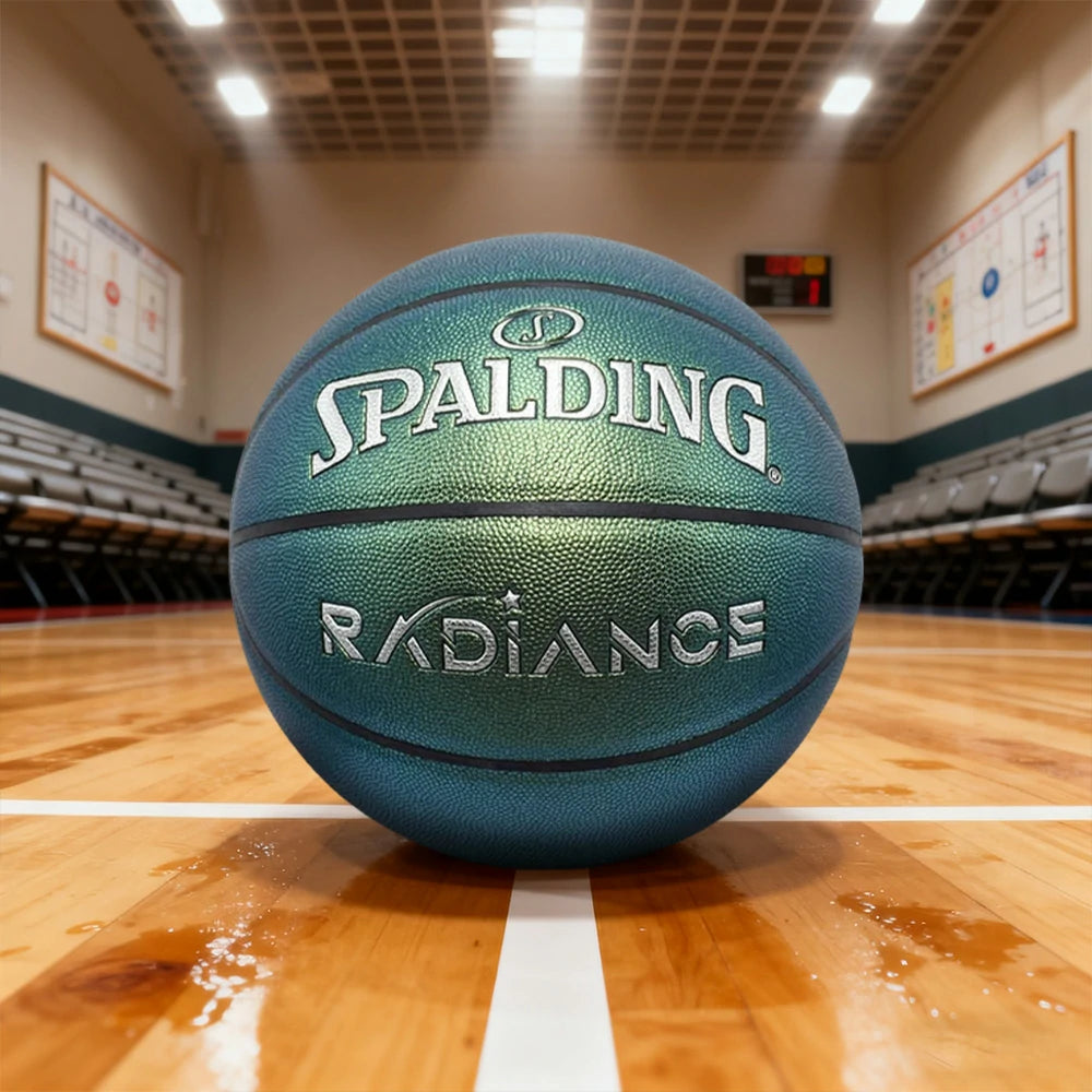 DUNK MASTER 77-382Y SPALDING Authentic Basketball 7# – Quick Rebound, Durable Butyl Bladder – High Grip, Vibrant Colors