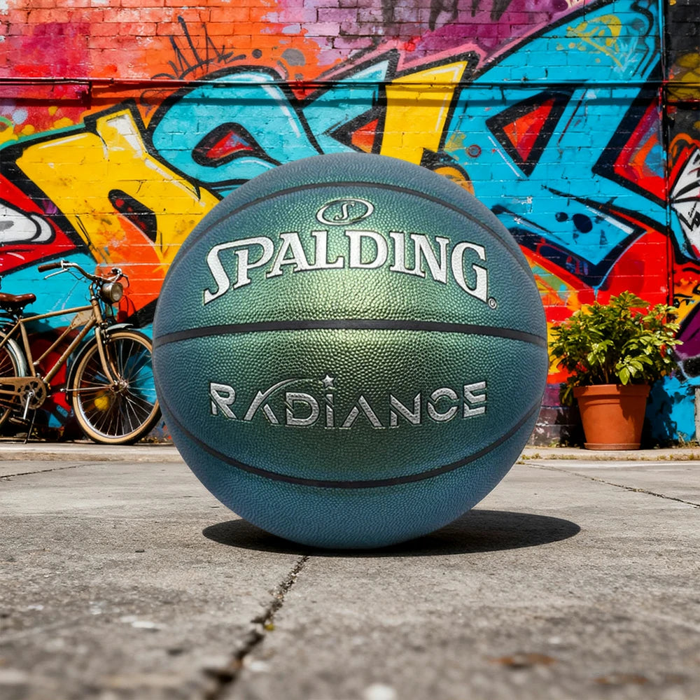 DUNK MASTER 77-382Y SPALDING Authentic Basketball 7# – Quick Rebound, Durable Butyl Bladder – High Grip, Vibrant Colors