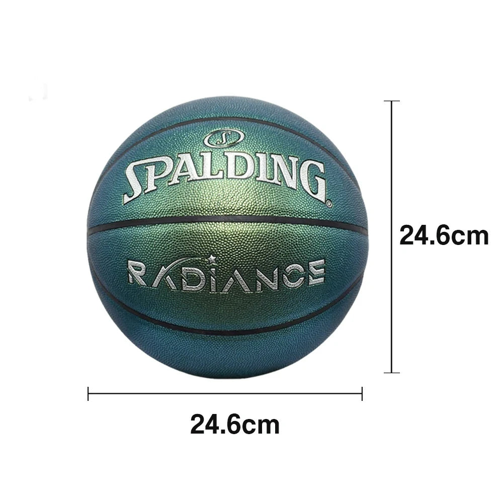 DUNK MASTER 77-382Y SPALDING Authentic Basketball 7# – Quick Rebound, Durable Butyl Bladder – High Grip, Vibrant Colors