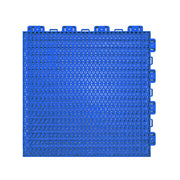 DUNK MASTER Interlocking Sports Floor Tiles - Double Layer Anti-Slip Basketball Court Flooring Modular Tiles 10/20/30 Square Meters - Royal Blue