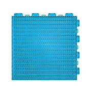 DUNK MASTER Interlocking Sports Floor Tiles - Double Layer Anti-Slip Basketball Court Flooring Modular Tiles 10/20/30 Square Meters - Blue