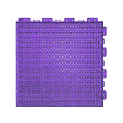 DUNK MASTER Interlocking Sports Floor Tiles - Double Layer Anti-Slip Basketball Court Flooring Modular Tiles 10/20/30 Square Meters - Purple