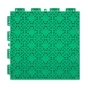 DUNK MASTER Interlocking Sports Floor Tiles - Anti-Slip Shock Absorbing Modular Court Flooring for Basketball Courts 10/20/30 Square Meters - Emerald Green