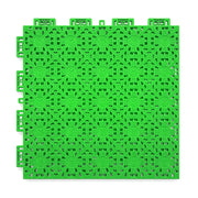 DUNK MASTER Interlocking Sports Floor Tiles - Anti-Slip Shock Absorbing Modular Court Flooring for Basketball Courts 10/20/30 Square Meters - Apple Green