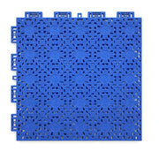 DUNK MASTER Interlocking Sports Floor Tiles - Anti-Slip Shock Absorbing Modular Court Flooring for Basketball Courts 10/20/30 Square Meters - Royal Blue