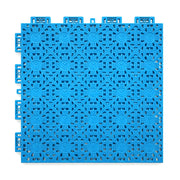 DUNK MASTER Interlocking Sports Floor Tiles - Anti-Slip Shock Absorbing Modular Court Flooring for Basketball Courts 10/20/30 Square Meters - Blue