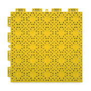 DUNK MASTER Interlocking Sports Floor Tiles - Anti-Slip Shock Absorbing Modular Court Flooring for Basketball Courts 10/20/30 Square Meters - Yellow