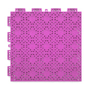 DUNK MASTER Interlocking Sports Floor Tiles - Anti-Slip Shock Absorbing Modular Court Flooring for Basketball Courts 10/20/30 Square Meters - Pink