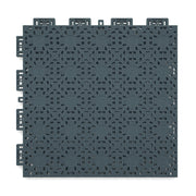 DUNK MASTER Interlocking Sports Floor Tiles - Anti-Slip Shock Absorbing Modular Court Flooring for Basketball Courts 10/20/30 Square Meters - Dark Grey