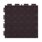 DUNK MASTER Interlocking Sports Floor Tiles - Anti-Slip Shock Absorbing Modular Court Flooring for Basketball Courts 10/20/30 Square Meters - Coffee