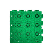 DUNK MASTER Interlocking Sports Floor Tiles - Anti-Slip Shock Absorbing Modular Court Flooring 10/20/30  Square Meters Basketball Court Outdoor Use - Emerald Green