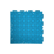DUNK MASTER Interlocking Sports Floor Tiles - Anti-Slip Shock Absorbing Modular Court Flooring 10/20/30  Square Meters Basketball Court Outdoor Use - Blue