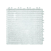 DUNK MASTER Interlocking Sports Floor Tiles - Double Layer Anti-Slip Basketball Court Flooring Modular Tiles 10/20/30 Square Meters - White