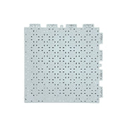 DUNK MASTER Interlocking Sports Floor Tiles - Anti-Slip Shock Absorbing Modular Court Flooring 10/20/30  Square Meters Basketball Court Outdoor Use - White