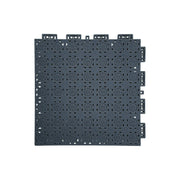 DUNK MASTER Interlocking Sports Floor Tiles - Anti-Slip Shock Absorbing Modular Court Flooring 10/20/30  Square Meters Basketball Court Outdoor Use - Drak Grey