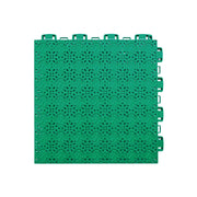DUNK MASTER Interlocking Sports Floor Tiles - Anti-Slip Shock Absorbing Modular Court Flooring 10/20/30  Square Meters Basketball Court Outdoor Use - Grass Green