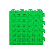 DUNK MASTER Interlocking Sports Floor Tiles - Anti-Slip Shock Absorbing Modular Court Flooring 10/20/30  Square Meters Basketball Court Outdoor Use - Apple Green