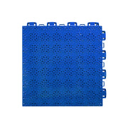 DUNK MASTER Interlocking Sports Floor Tiles - Anti-Slip Shock Absorbing Modular Court Flooring 10/20/30  Square Meters Basketball Court Outdoor Use - Royal Blue