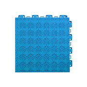 DUNK MASTER Interlocking Sports Floor Tiles - Anti-Slip Shock Absorbing Modular Court Flooring 10/20/30  Square Meters Basketball Court Outdoor Use - Blue