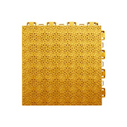 DUNK MASTER Interlocking Sports Floor Tiles - Anti-Slip Shock Absorbing Modular Court Flooring 10/20/30  Square Meters Basketball Court Outdoor Use - Yellow