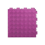DUNK MASTER Interlocking Sports Floor Tiles - Anti-Slip Shock Absorbing Modular Court Flooring 10/20/30  Square Meters Basketball Court Outdoor Use - Pink