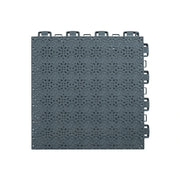 DUNK MASTER Interlocking Sports Floor Tiles - Anti-Slip Shock Absorbing Modular Court Flooring 10/20/30  Square Meters Basketball Court Outdoor Use - Dark Grey