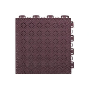 DUNK MASTER Interlocking Sports Floor Tiles - Anti-Slip Shock Absorbing Modular Court Flooring 10/20/30  Square Meters Basketball Court Outdoor Use - Coffee