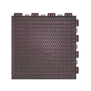 DUNK MASTER Interlocking Sports Floor Tiles - Double Layer Anti-Slip Basketball Court Flooring Modular Tiles 10/20/30 Square Meters - Coffee