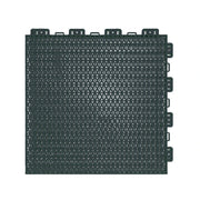 DUNK MASTER Interlocking Sports Floor Tiles - Double Layer Anti-Slip Basketball Court Flooring Modular Tiles 10/20/30 Square Meters - Black