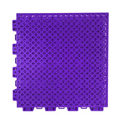 DUNK MASTER Outdoor Interlocking Sports Floor Tiles Anti-Slip Shock Absorbing Basketball Court Flooring 10/20/30 Square Meters - Purple