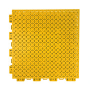 DUNK MASTER Outdoor Interlocking Sports Floor Tiles Anti-Slip Shock Absorbing Basketball Court Flooring 10/20/30 Square Meters - Yellow