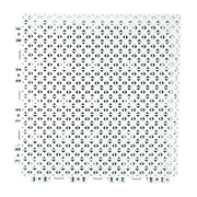 DUNK MASTER Outdoor Interlocking Sports Floor Tiles Anti-Slip Shock Absorbing Basketball Court Flooring 10/20/30 Square Meters - White